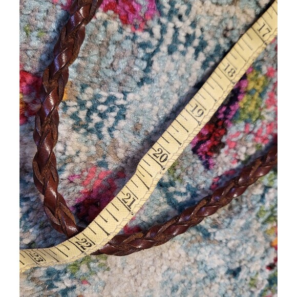 Barneys NY Leather Bucket Crossbody Bag Coastal Boho Designer Fish  Stars Tote - Picture 12 of 16